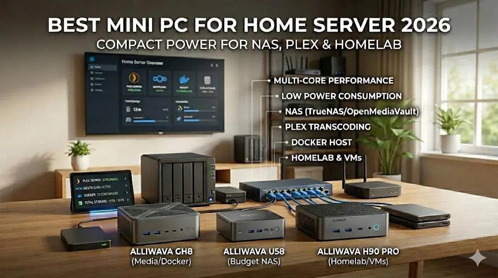 Best Mini PC for Home Server 2026 – NAS, Plex & Docker Setup – ALLIWAVA ...
