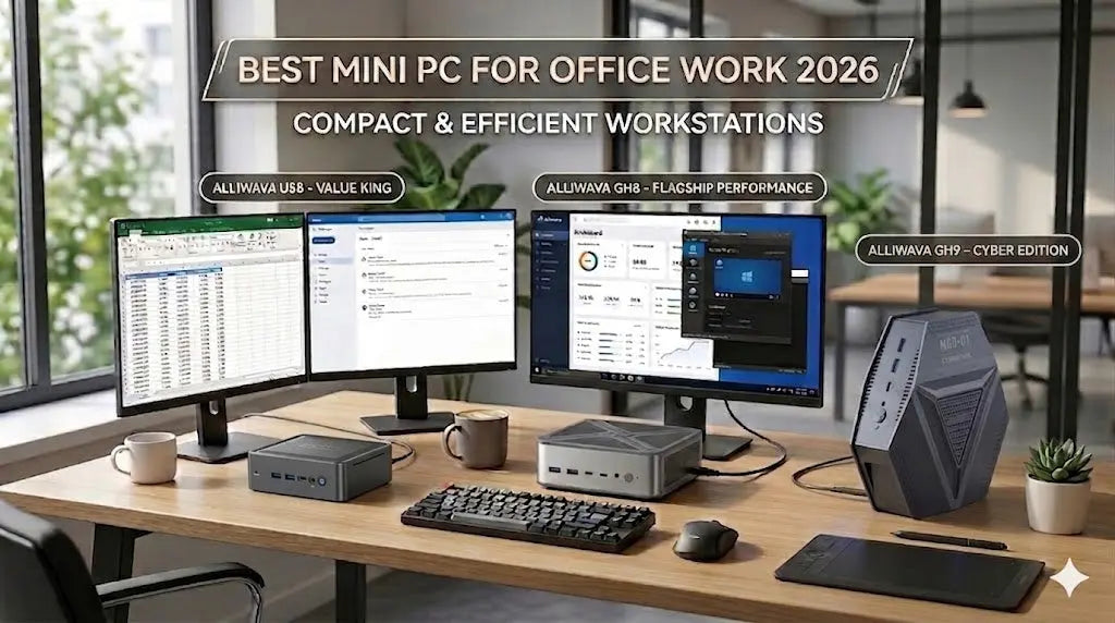 Best Mini PC for Office Work 2026 – Compact and Efficient Workstations ALLIWAVA Mini PC | Smart Computing, Compact Power